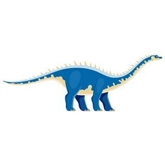 Kotasaurus Dinosaur Transparent Sticker